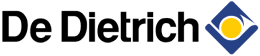 Logo bleu et jaune "De Dietrich".