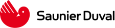 Logo rouge "Saunier Duval".